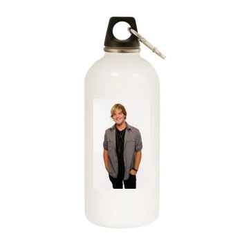 Harry Cook White Water Bottle With Carabiner