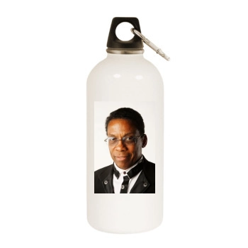 Herbie Hancock White Water Bottle With Carabiner