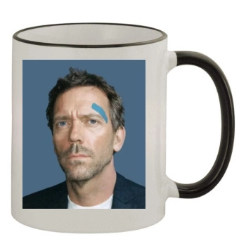 Hugh Laurie 11oz Colored Rim & Handle Mug