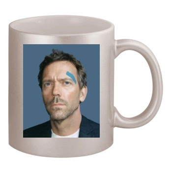 Hugh Laurie 11oz Metallic Silver Mug