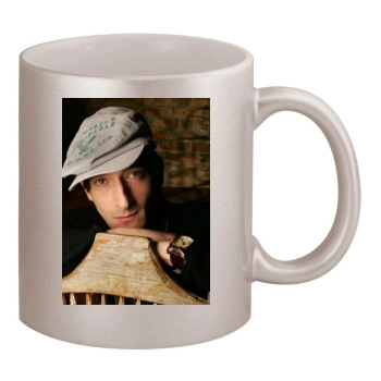 Adrien Brody 11oz Metallic Silver Mug