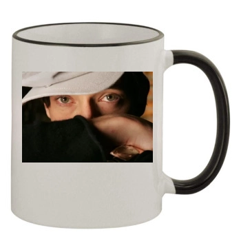 Adrien Brody 11oz Colored Rim & Handle Mug