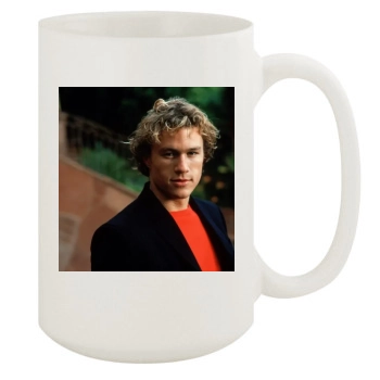 Heath Ledger 15oz White Mug