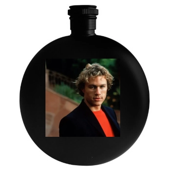 Heath Ledger Round Flask