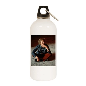 Heath Ledger White Water Bottle With Carabiner