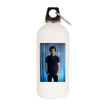 Kevin Bacon White Water Bottle With Carabiner