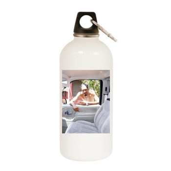 Snoop Dogg White Water Bottle With Carabiner