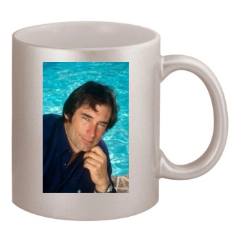 Timothy Dalton 11oz Metallic Silver Mug