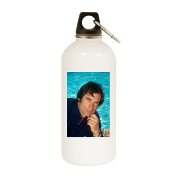 Timothy Dalton White Water Bottle With Carabiner