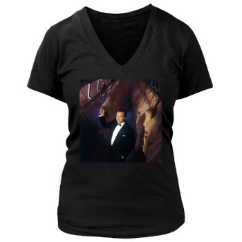 Tom Arnold Women's Deep V-Neck TShirt