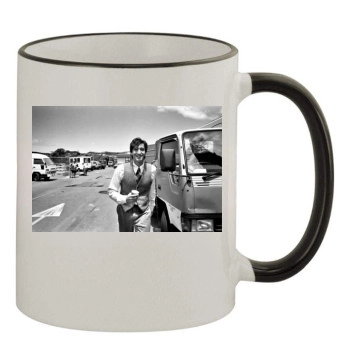 Adrien Brody 11oz Colored Rim & Handle Mug