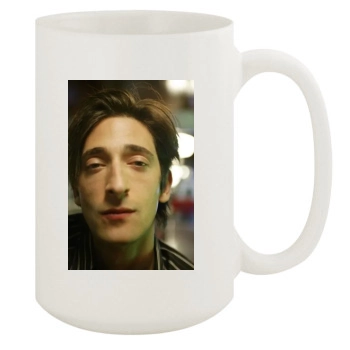 Adrien Brody 15oz White Mug