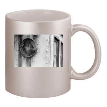 Adrien Brody 11oz Metallic Silver Mug