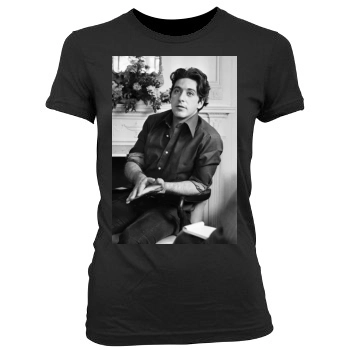 Al Pacino Women's Junior Cut Crewneck T-Shirt