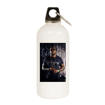 Flo Rida White Water Bottle With Carabiner