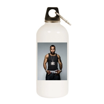 Flo Rida White Water Bottle With Carabiner