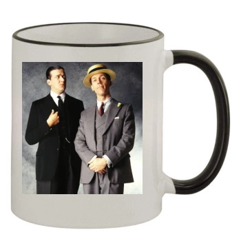 Hugh Laurie 11oz Colored Rim & Handle Mug