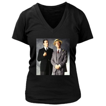 Hugh Laurie Women's Deep V-Neck TShirt