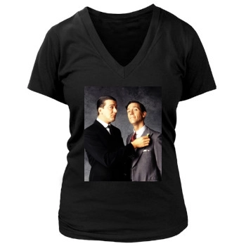 Hugh Laurie Women's Deep V-Neck TShirt