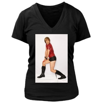 Sacha Baron Cohen Women's Deep V-Neck TShirt