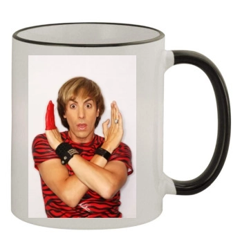 Sacha Baron Cohen 11oz Colored Rim & Handle Mug