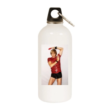 Sacha Baron Cohen White Water Bottle With Carabiner