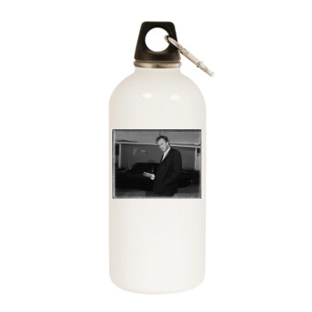 Heath Ledger White Water Bottle With Carabiner