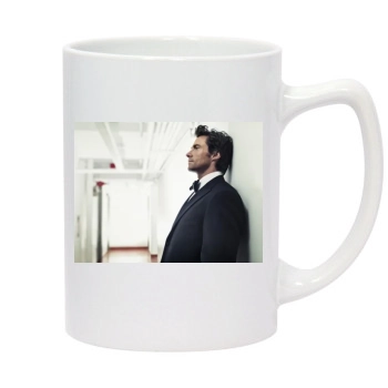 Hugh Jackman 14oz White Statesman Mug