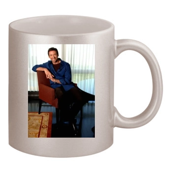 Hugh Jackman 11oz Metallic Silver Mug