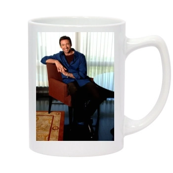 Hugh Jackman 14oz White Statesman Mug