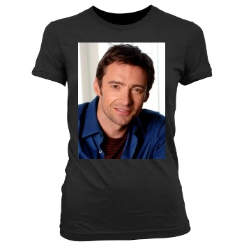 Hugh Jackman Women's Junior Cut Crewneck T-Shirt