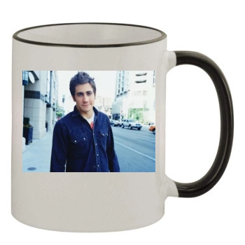 Jake Gyllenhaal 11oz Colored Rim & Handle Mug