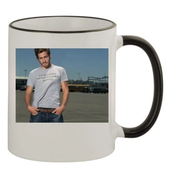 Jake Gyllenhaal 11oz Colored Rim & Handle Mug