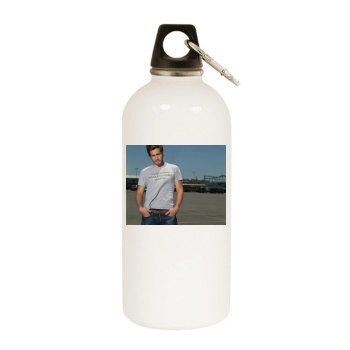 Jake Gyllenhaal White Water Bottle With Carabiner