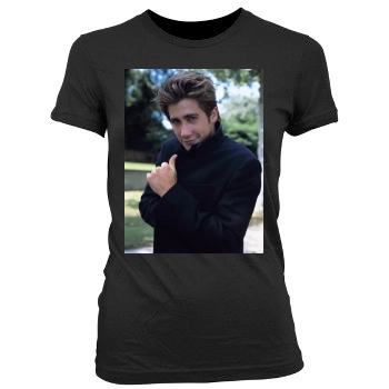 Jake Gyllenhaal Women's Junior Cut Crewneck T-Shirt