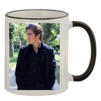 Jake Gyllenhaal 11oz Colored Rim & Handle Mug