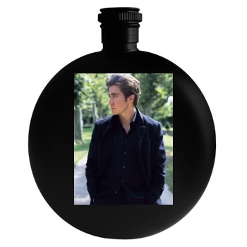 Jake Gyllenhaal Round Flask