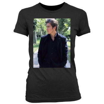 Jake Gyllenhaal Women's Junior Cut Crewneck T-Shirt