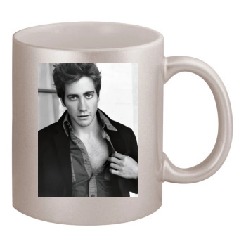 Jake Gyllenhaal 11oz Metallic Silver Mug