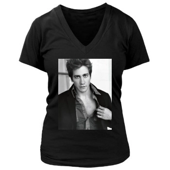 Jake Gyllenhaal Women's Deep V-Neck TShirt