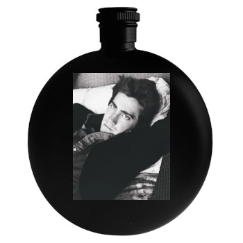 Jake Gyllenhaal Round Flask