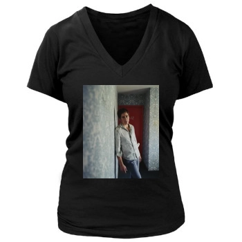 Jake Gyllenhaal Women's Deep V-Neck TShirt