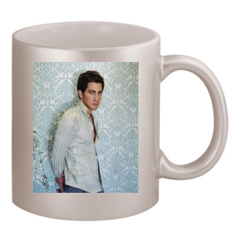 Jake Gyllenhaal 11oz Metallic Silver Mug