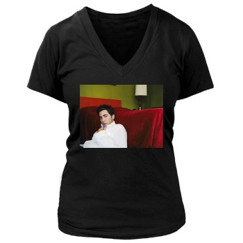 Jake Gyllenhaal Women's Deep V-Neck TShirt