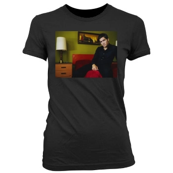 Jake Gyllenhaal Women's Junior Cut Crewneck T-Shirt