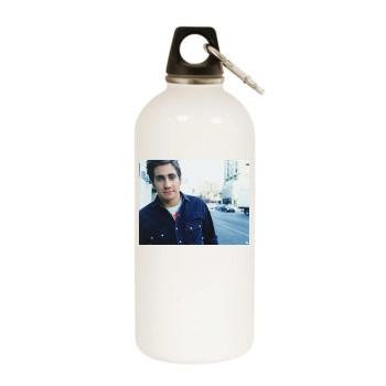 Jake Gyllenhaal White Water Bottle With Carabiner