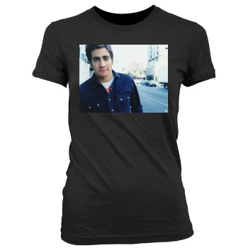 Jake Gyllenhaal Women's Junior Cut Crewneck T-Shirt