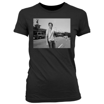 Jake Gyllenhaal Women's Junior Cut Crewneck T-Shirt