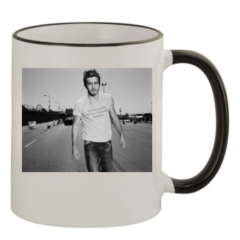 Jake Gyllenhaal 11oz Colored Rim & Handle Mug