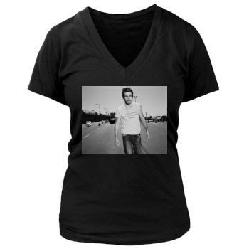 Jake Gyllenhaal Women's Deep V-Neck TShirt